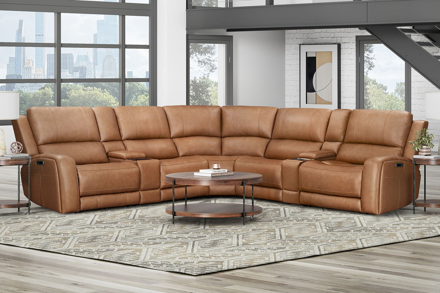 Belmont - Zero Gravity Power Reclining Sectional With Power Adjustable Headrests