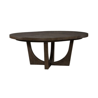 Cascade Falls - Pedestal Table - Satin Espresso