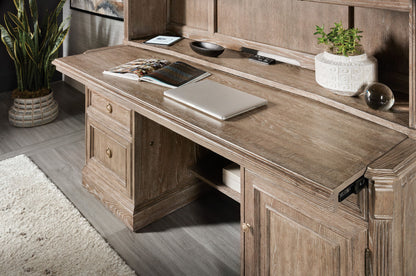 Work Your Way - Computer Credenza - Light Brown