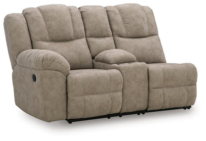Pearce-Pike - LAF Reclining Loveseat With Console - Birch