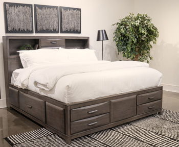 Mazing - Queen Storage Drawers - Gray