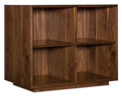 Home Office - Bunching Short Bookcase - Dark Brown