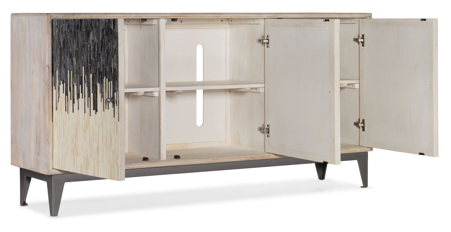 Home Accent - 3-Door Console - Beige