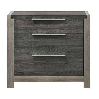Jehoram - 3 Drawer Nightstand For Bedroom