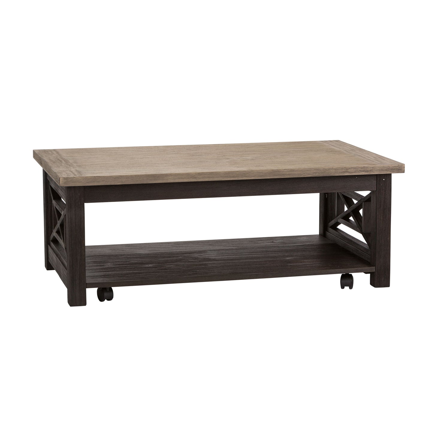 Heatherbrook - Cocktail Table - Charcoal & Ash