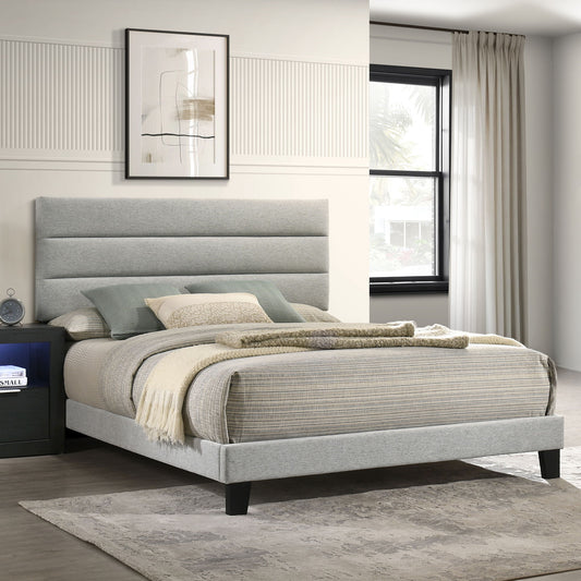 Asher - 5/0 Queen Bed - Smoke