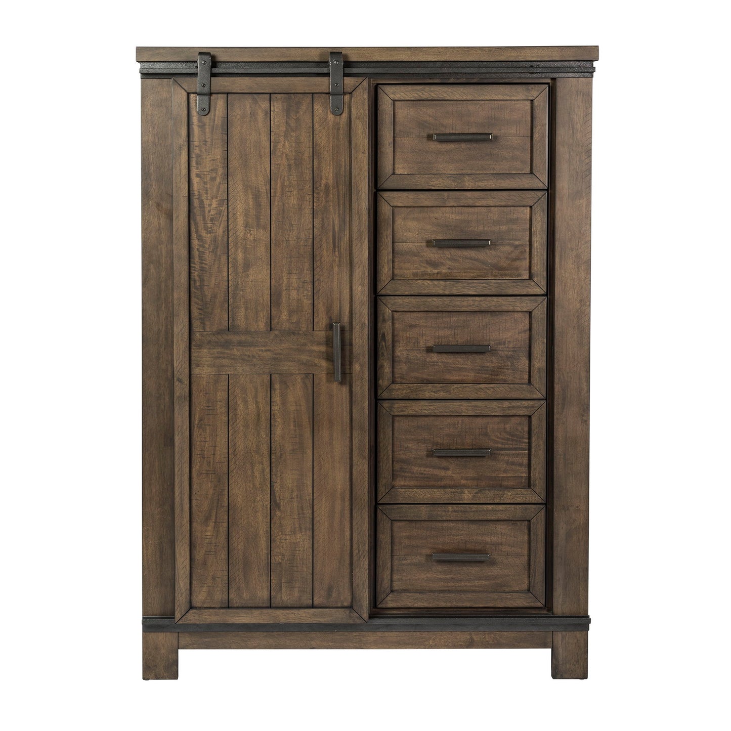 Thornwood Hills - Sliding Door Chest - Rock Beaten Brown