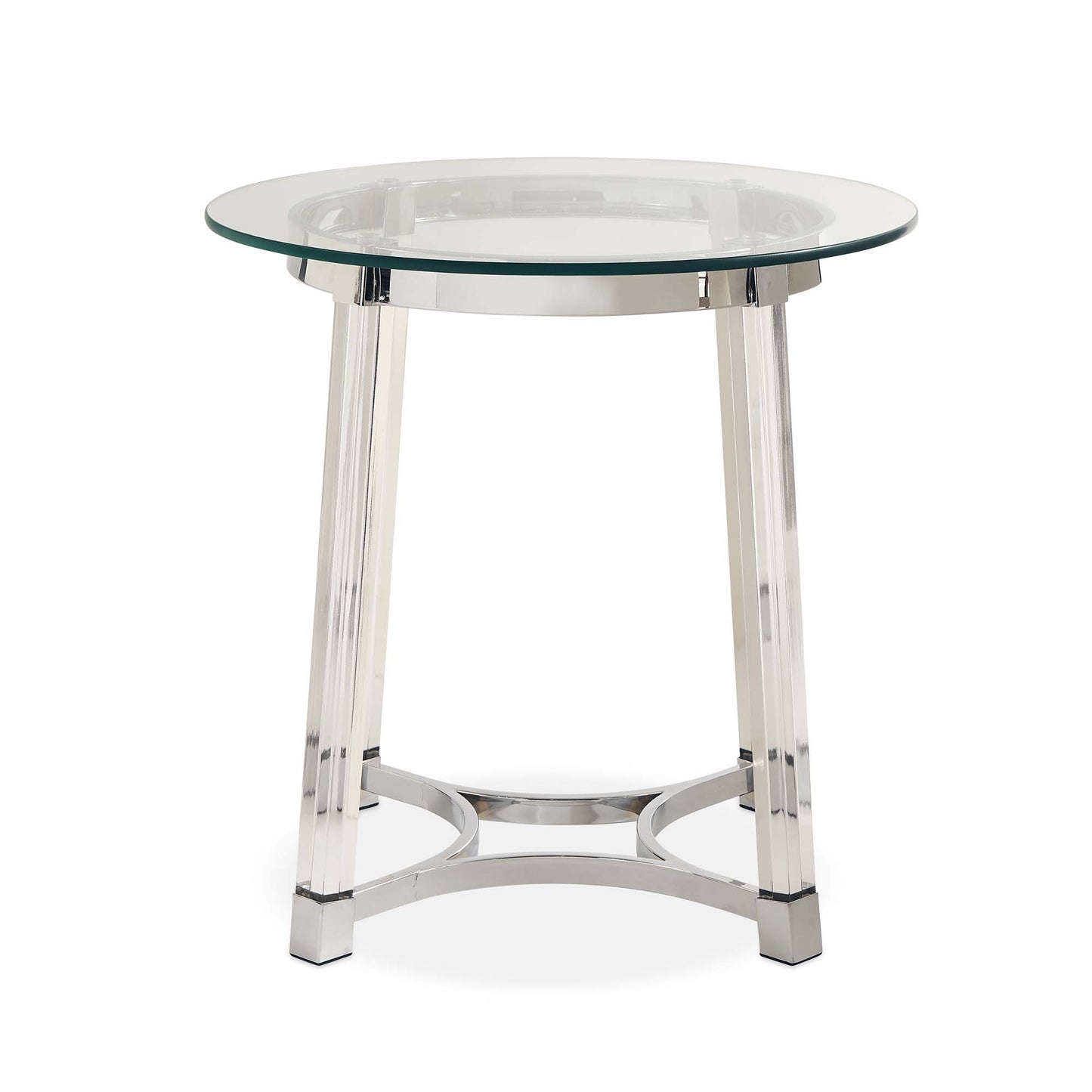 Lucinda - 24.5" End Table - Chrome