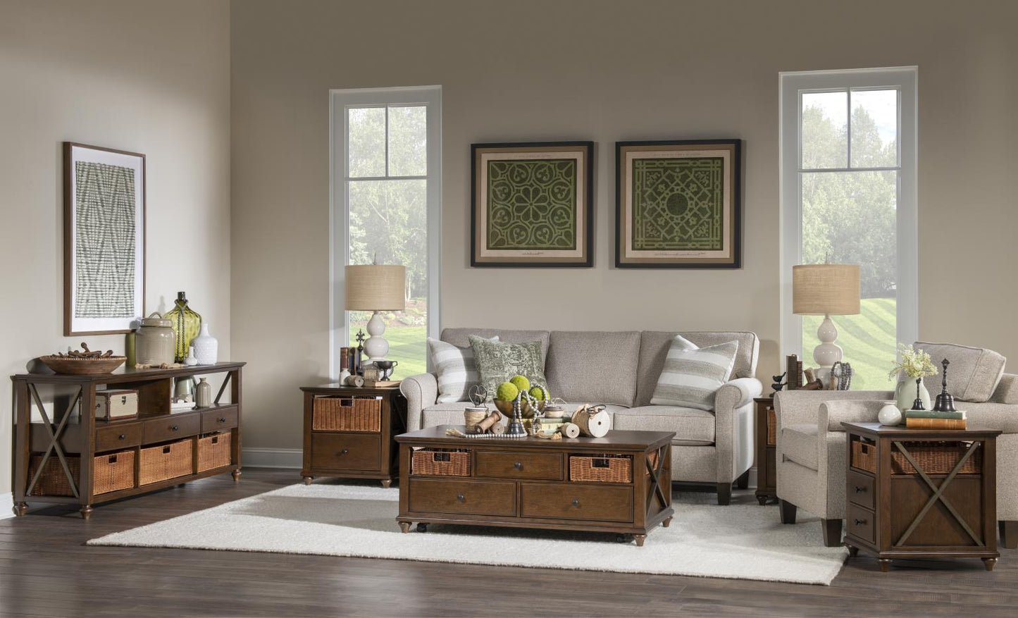 Elise - Sofa Table - Warm Cherry