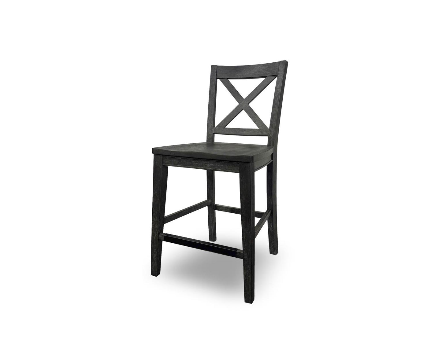 Briarwood - X-Back Counter Height Chair (Set of 2) - Sable