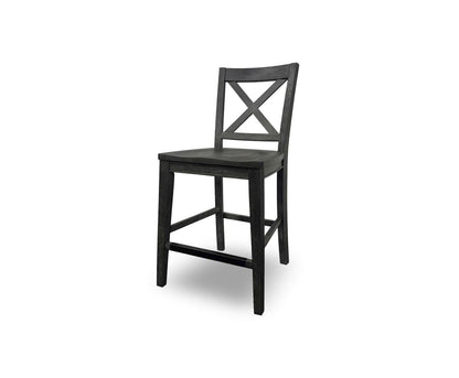 Briarwood - X-Back Counter Height Chair (Set of 2) - Sable