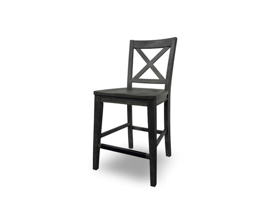 Briarwood - X-Back Counter Height Chair (Set of 2) - Sable