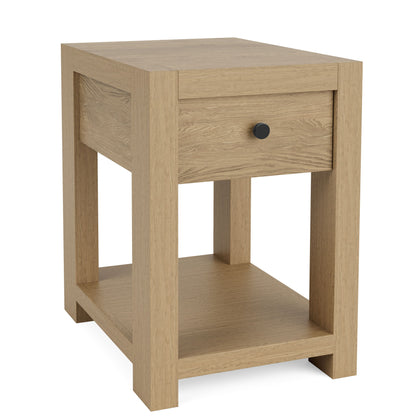 Davie - Chairside Table - Light Brown