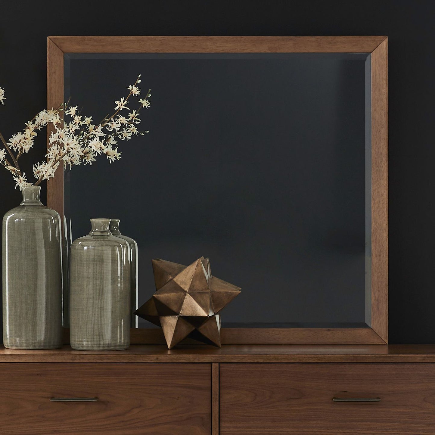Century Modern - Landscape Mirror - Walnut