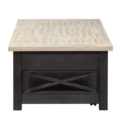 Heatherbrook - Lift Top Cocktail Table - Charcoal & Ash