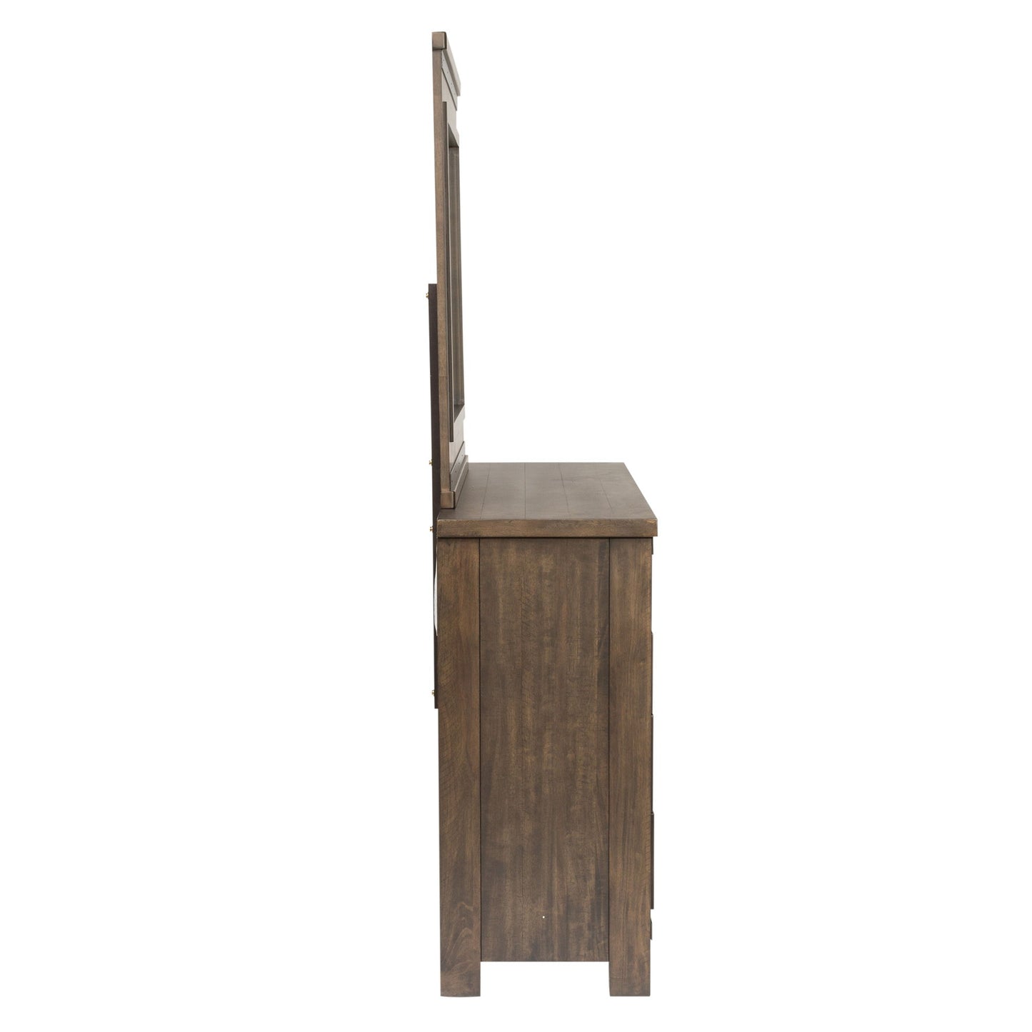 Thornwood Hills - Dresser & Mirror - Rock Beaten Brown