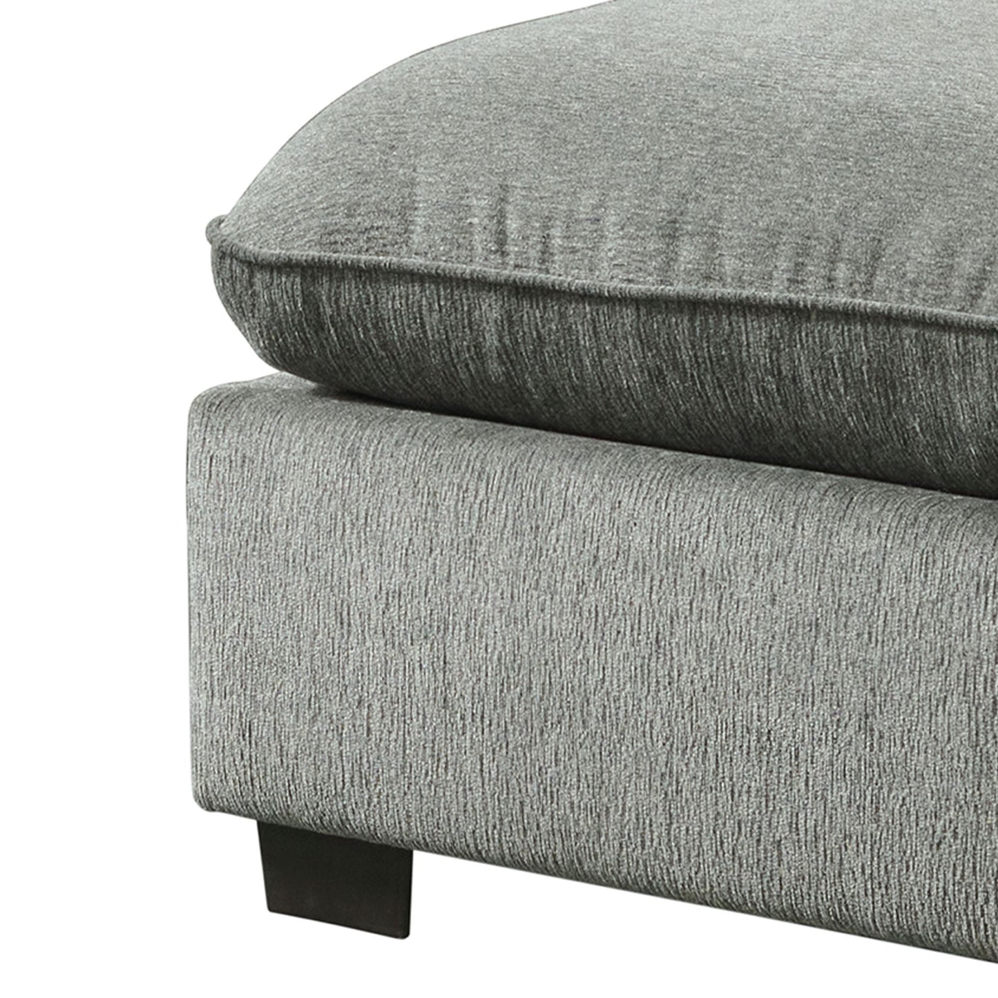 Deville - Modular Ottoman - Nova Gray