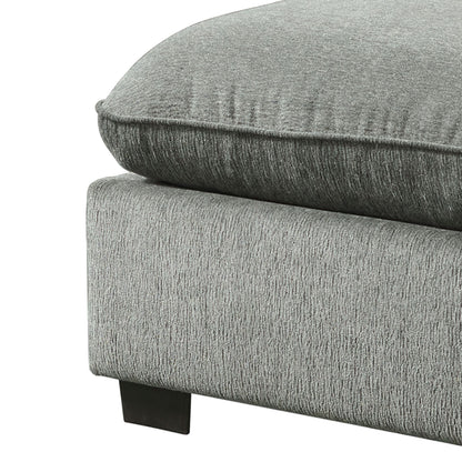 Deville - Modular Ottoman - Nova Gray