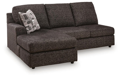 Lentiz - LAF Sofa Chaise - Onyx