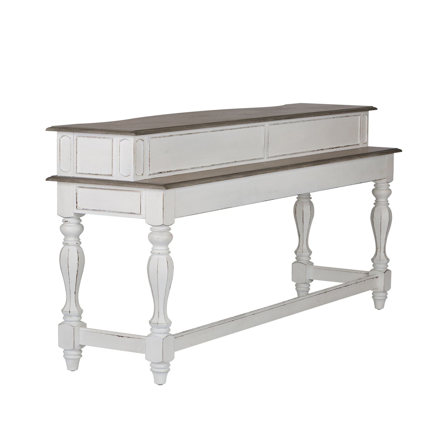 Magnolia Manor - Console Bar Table - Antique White