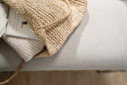 Boheme - Madera Bed Bench - Gray / Light Brown