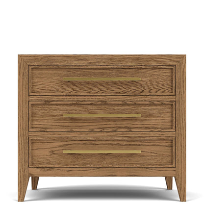 Halbrooke - 3 Drawer Nightstand - Light Brown