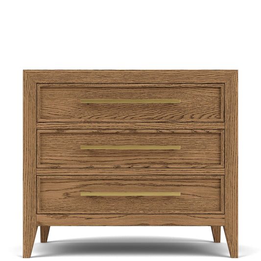 Halbrooke - 3 Drawer Nightstand - Light Brown