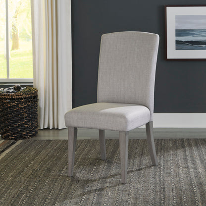 Palmetto Heights - Upholstered Side Chair - Shell White & Driftwood