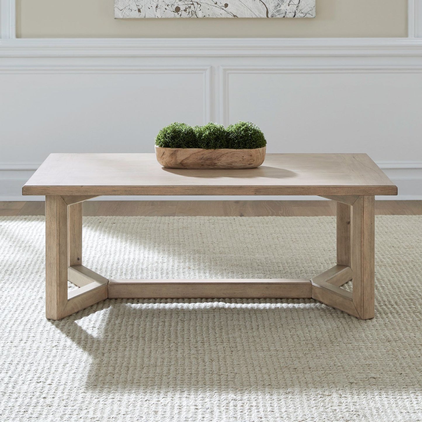 Proximity Place - Rectangular Cocktail Table - Barley Buff