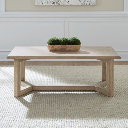 Proximity Place - Rectangular Cocktail Table - Barley Buff