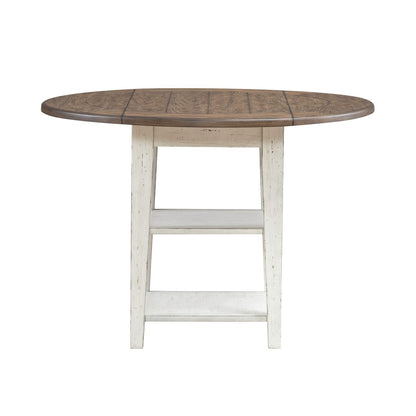 Al Fresco - Drop Leaf Table - Graphite & Whitestone