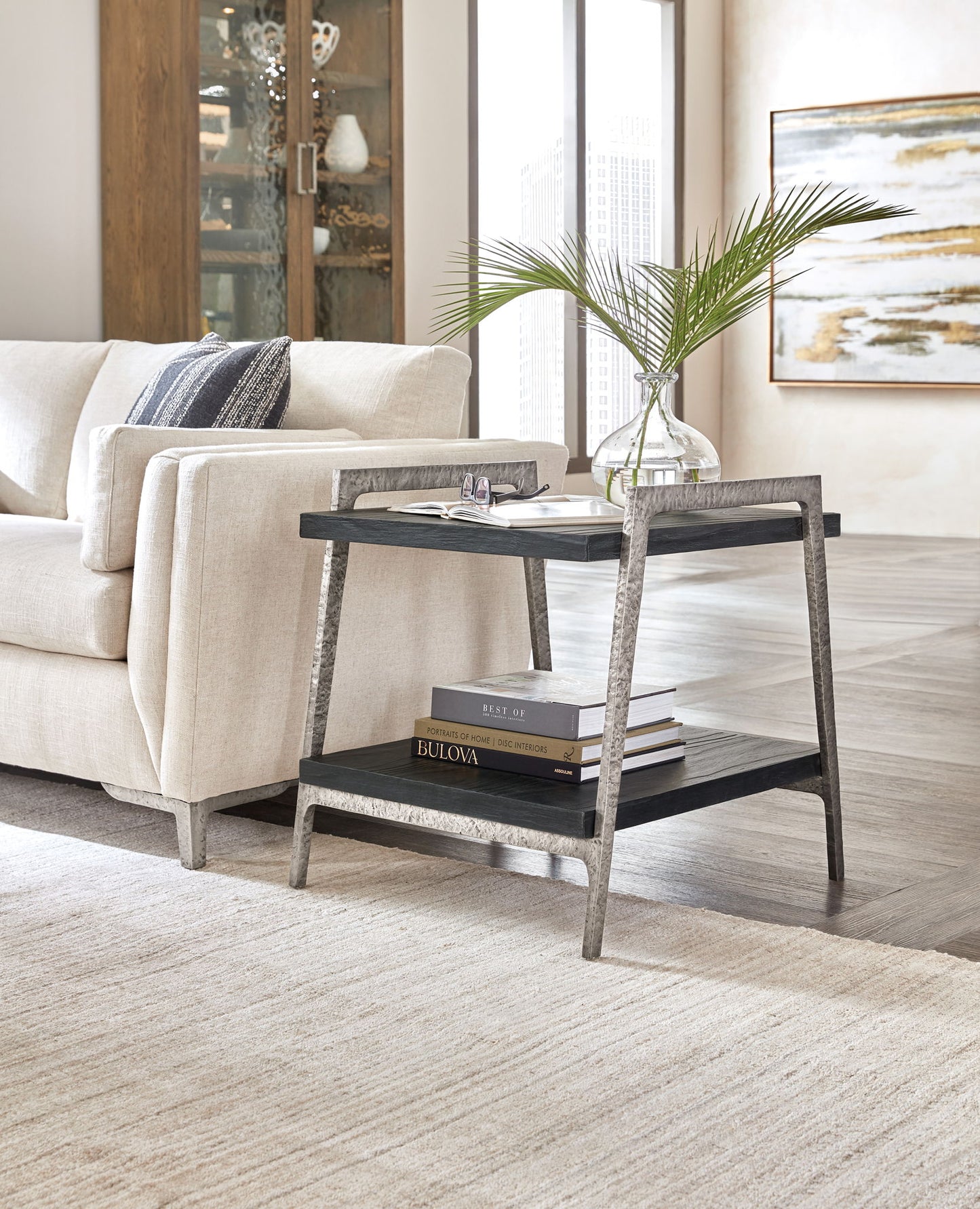 Chapman - Shou Sugi Ban End Table - Black
