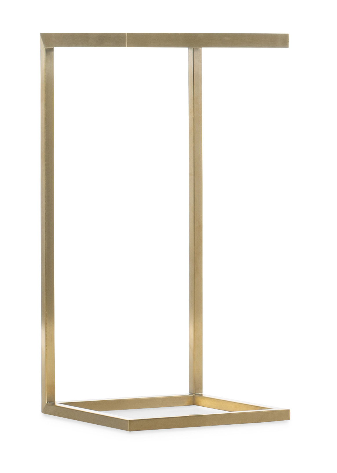 Melange - Holmes C-Shaped Accent Table - Gold