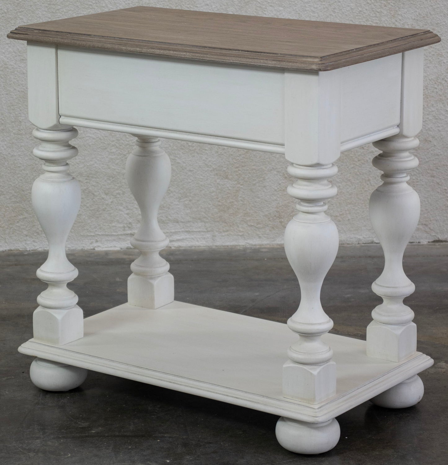 Jameson - Chairside Table - White