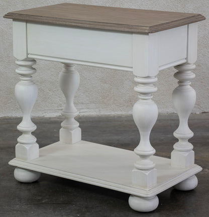 Jameson - Chairside Table - White