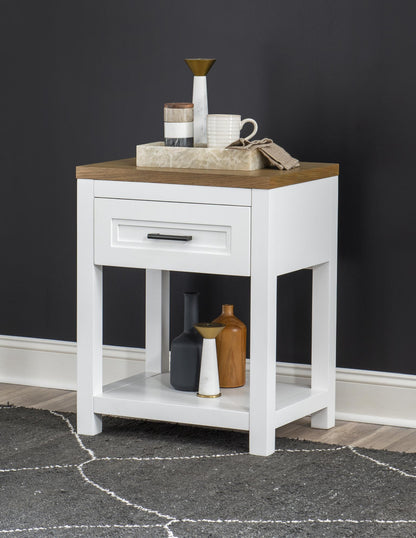 Franklin - Open Nightstand - White