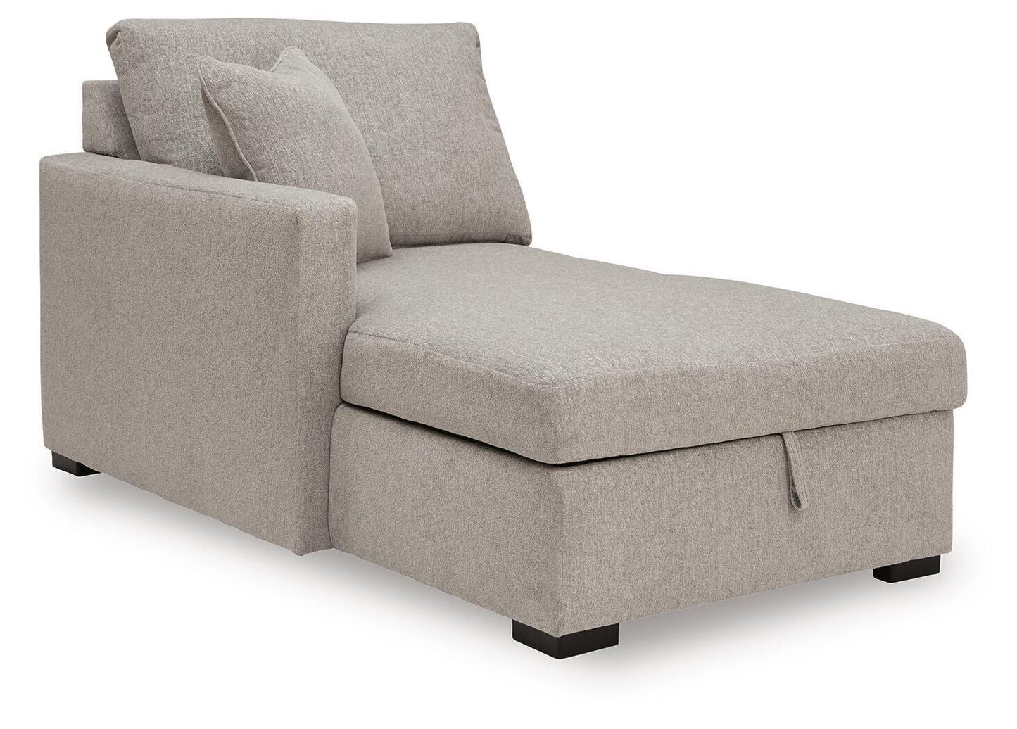 ModMax Luxe - LAF Corner Chaise With Storage - Flint