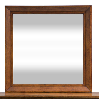 Grandpas Cabin - 42" Mirror - Aged Oak