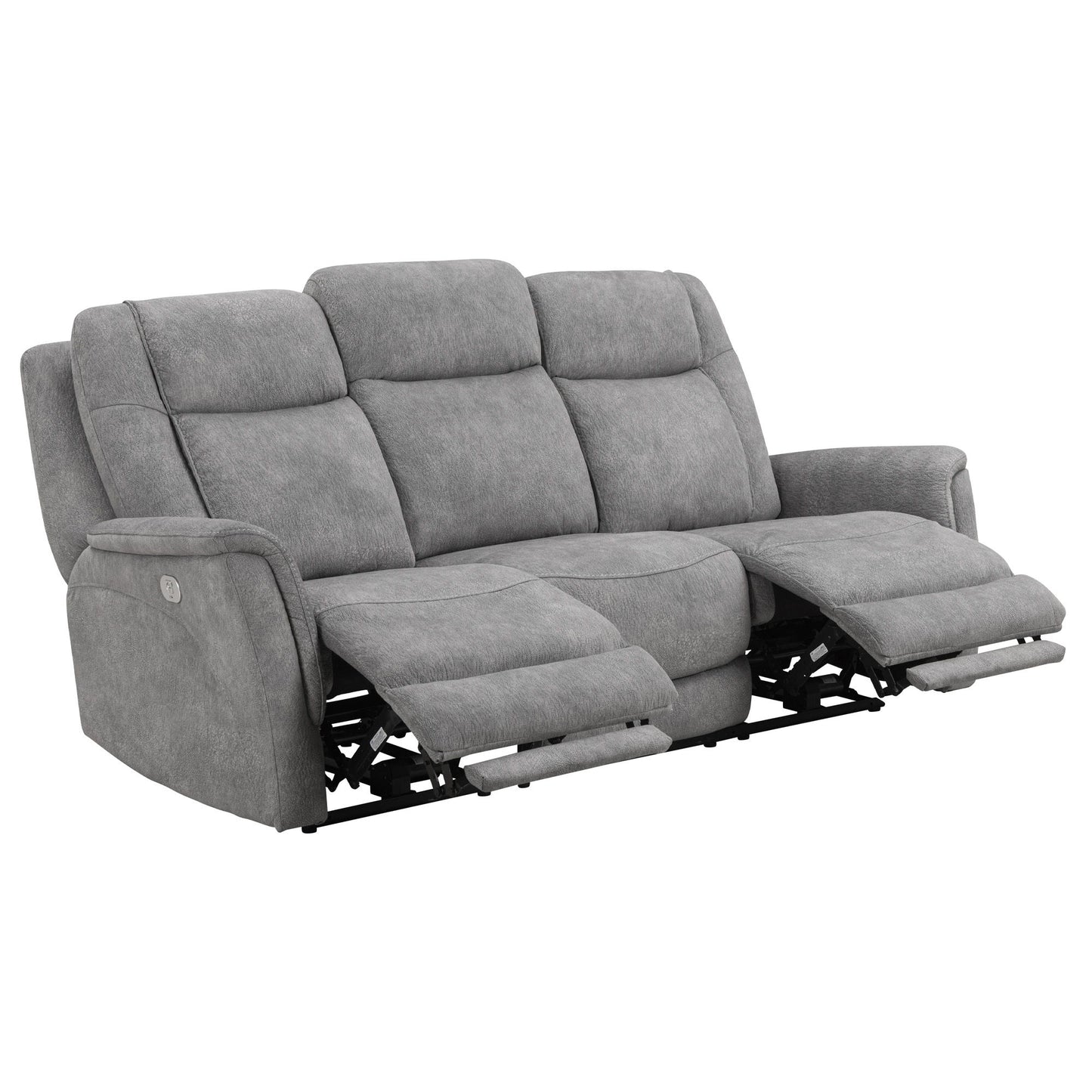 Linus - Zero Gravity Power Reclining Sofa - Hudson Gray