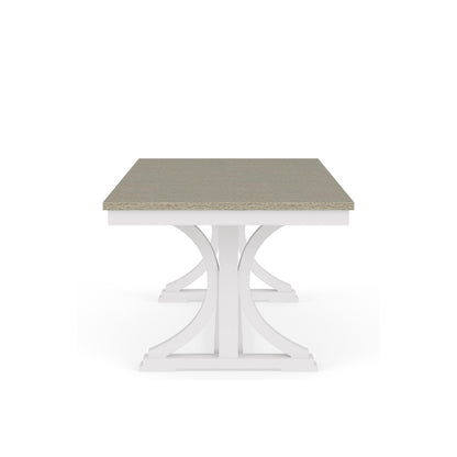 Cora - Trestle Dining Table - Cloud / Fog