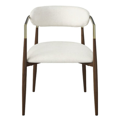 Clayten - Arm Chair (Set of 2) - Brown Oak