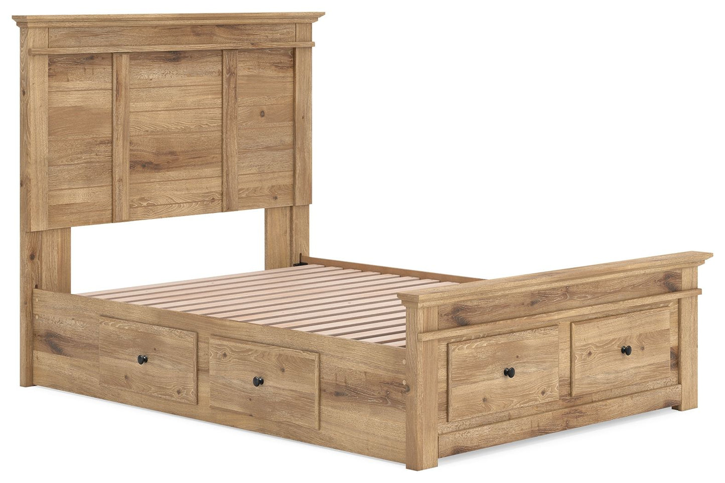 Makidern - Panel Storage Bed