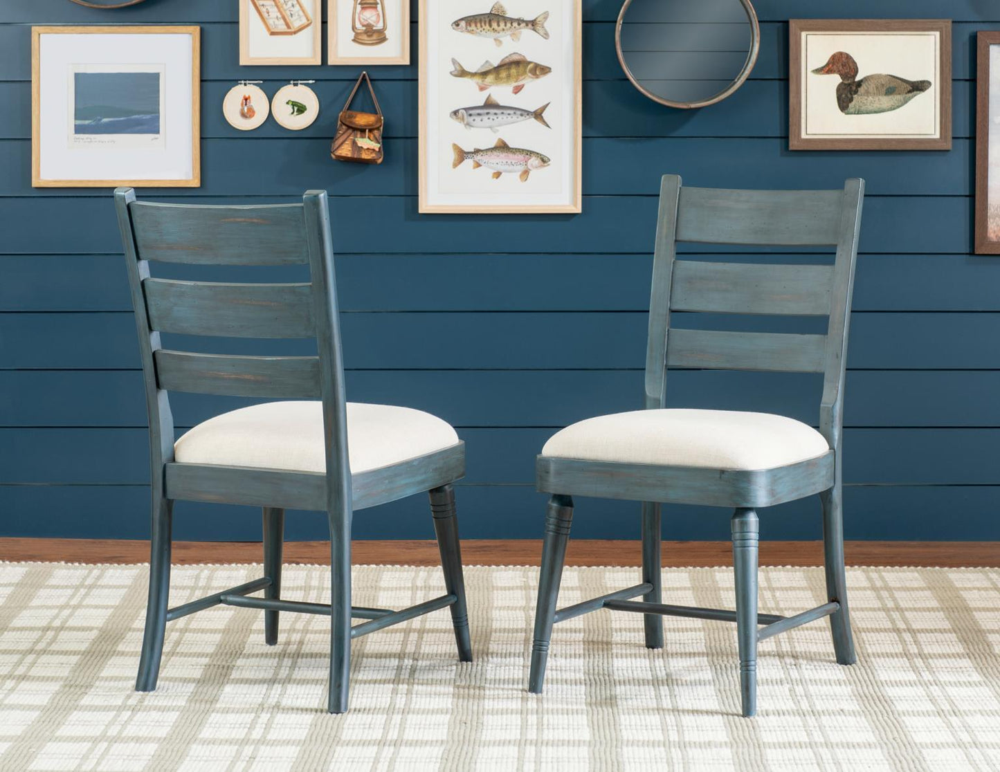 Lake House - Ladder Back Side Chair (Set of 2)
