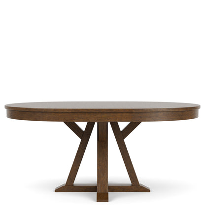 Calhoun - Round Dining Table - Whiskey Oak