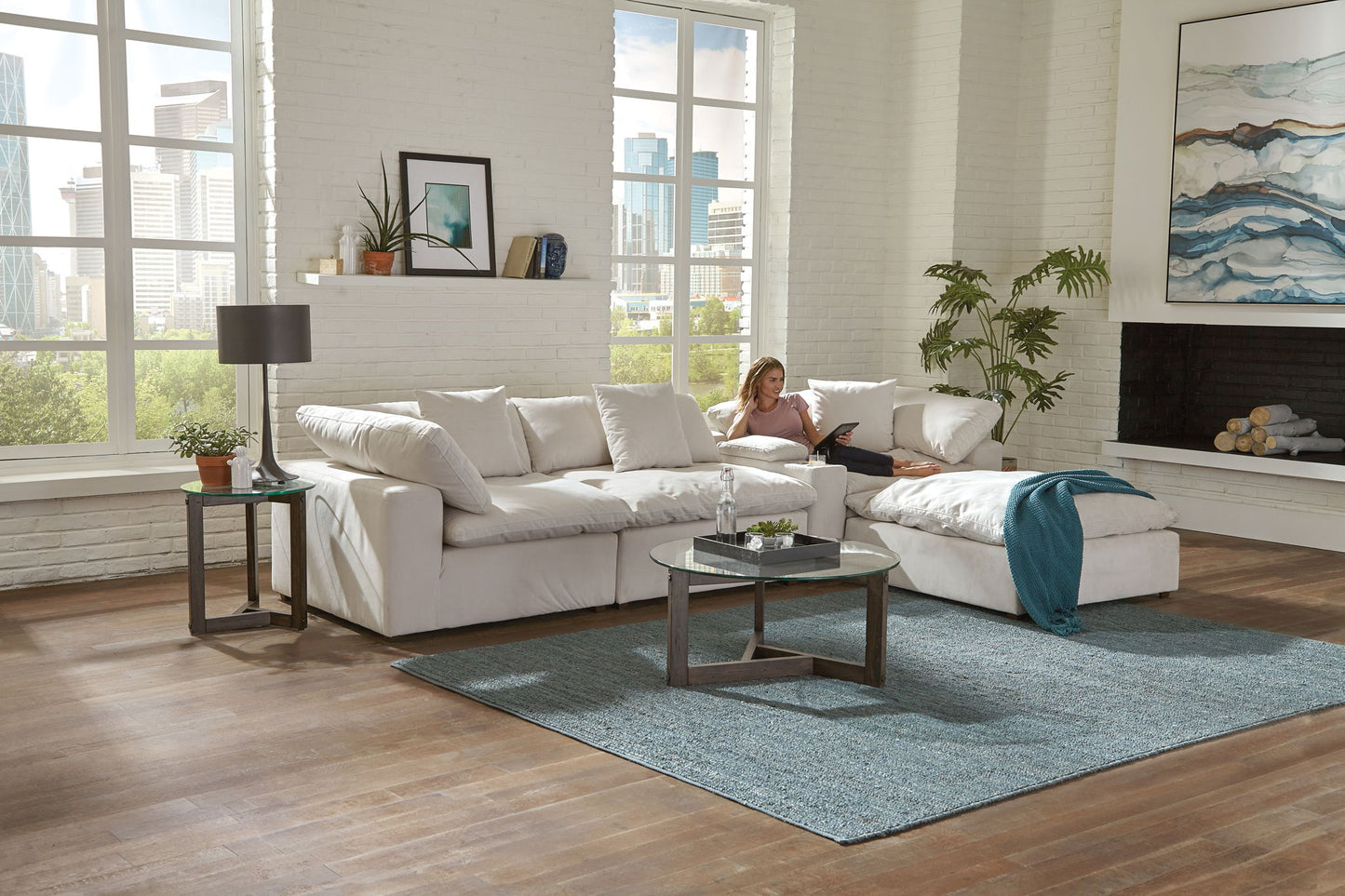 Posh - Modular Sectional And Ottoman