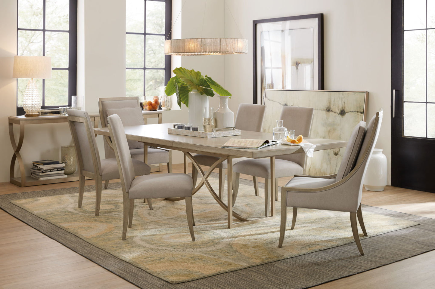 Elixir - Host Chair - Pearl Silver