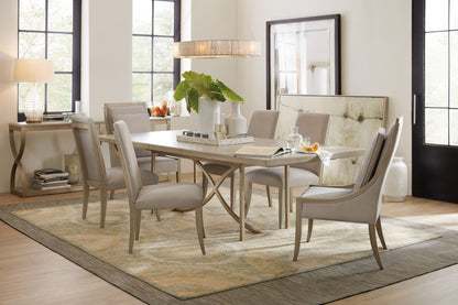 Elixir - Host Chair - Pearl Silver