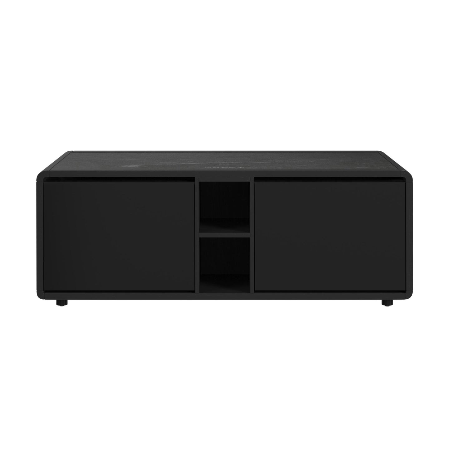 Halo - Smart Coffee Table With Fridge And Speaker - Black