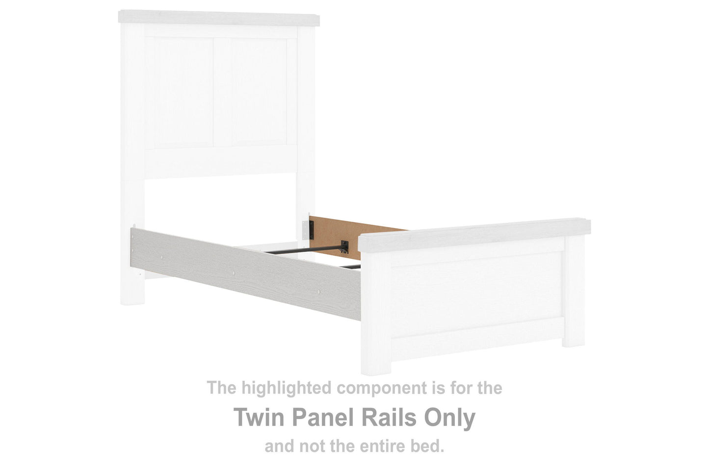 Savonport - Twin Panel Rails - White