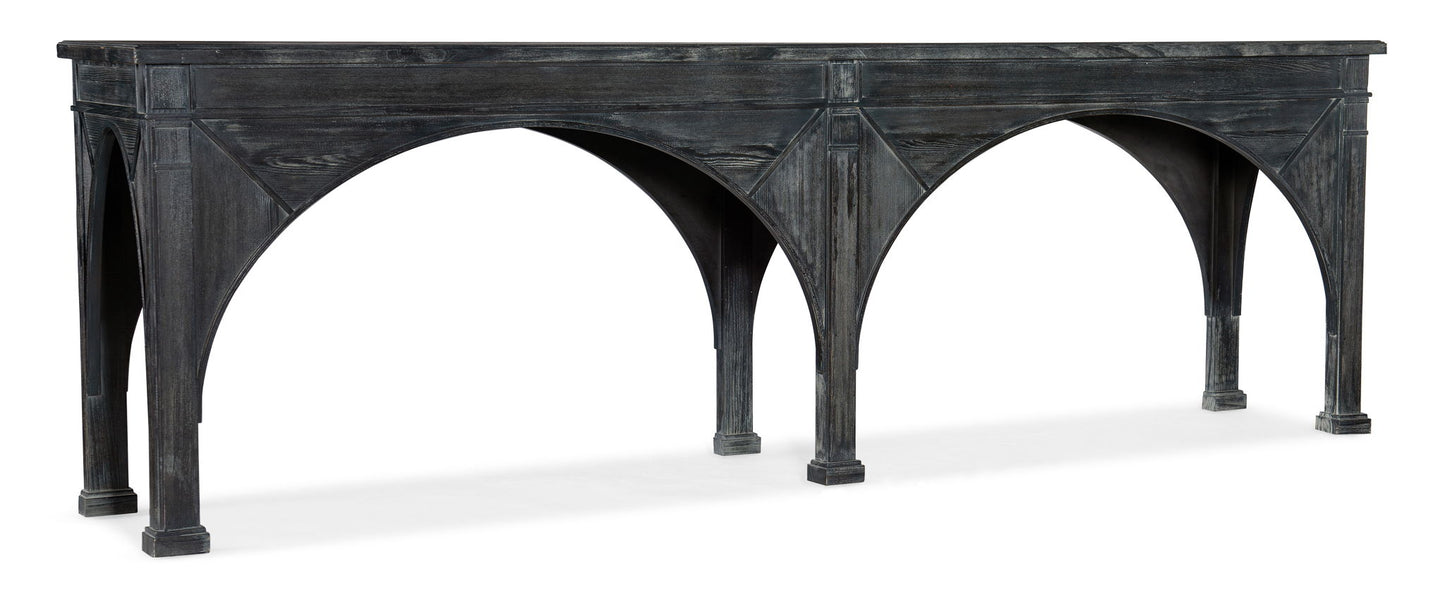 Melange - Thunber Sofa Console - Black